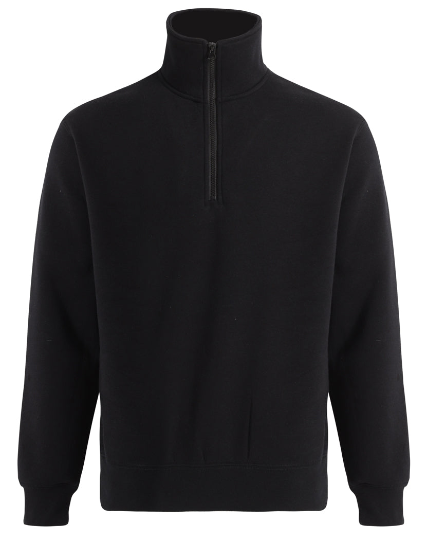 Kids Half Zip Collar Fleece Sweat