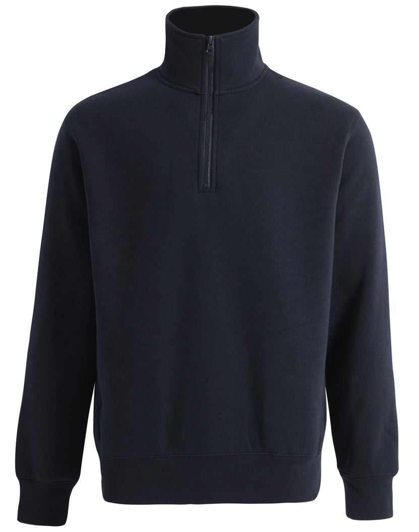 Kids Half Zip Collar Fleece Sweat