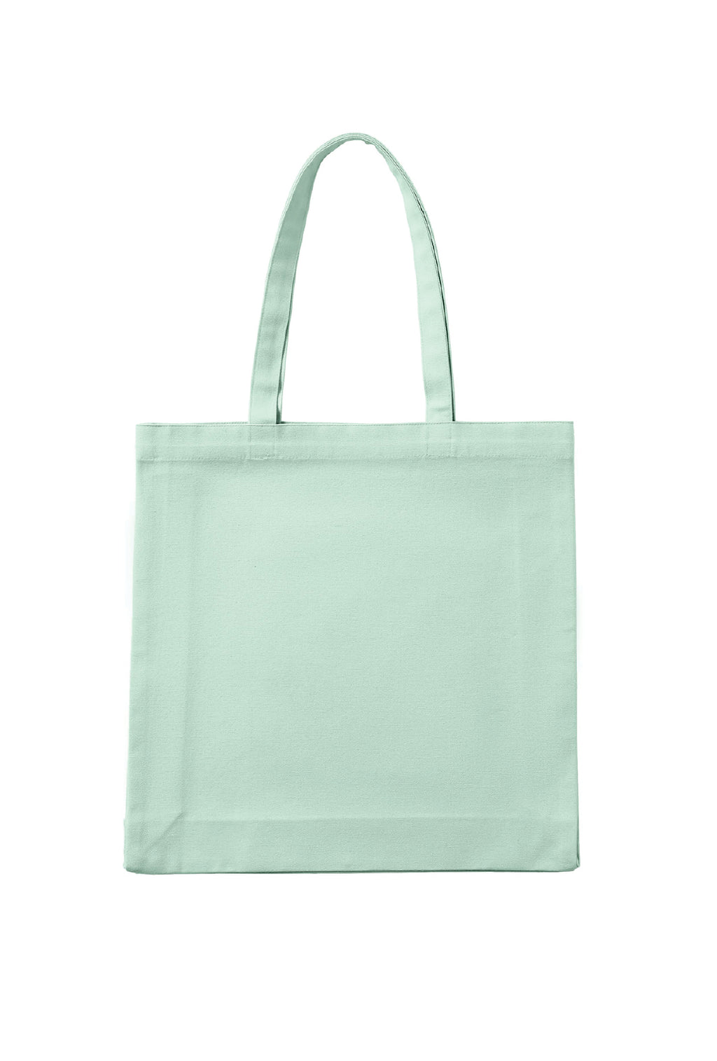 Heavy Tote Bag in Mint Green. Blank tote bag ready for custom printing at GMD Print Direct.