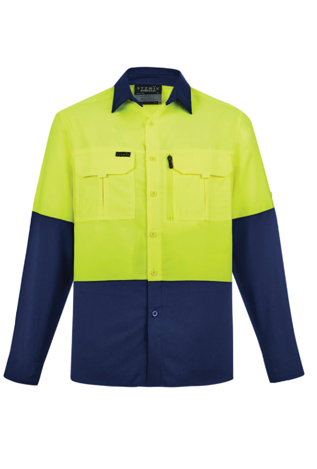 Mens Hi Vis Outdoor Long Sleeve Shirt