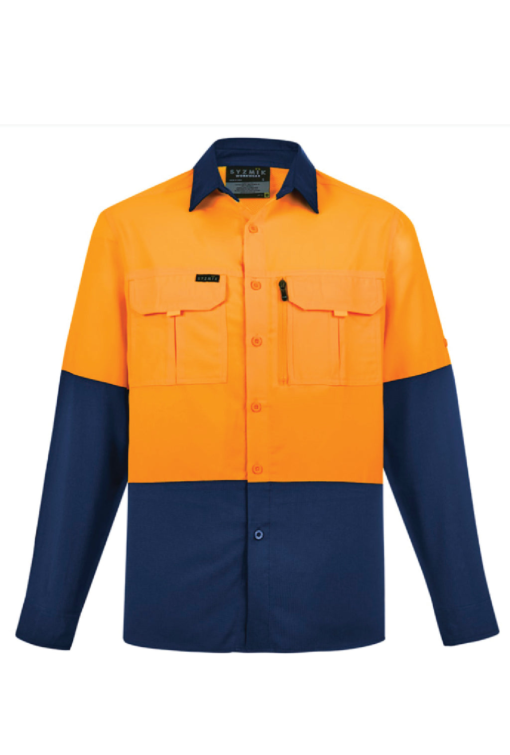 Mens Hi Vis Outdoor Long Sleeve Shirt