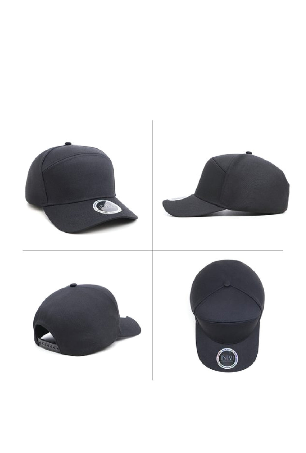 IV168 Polycotton 3 panel Cap