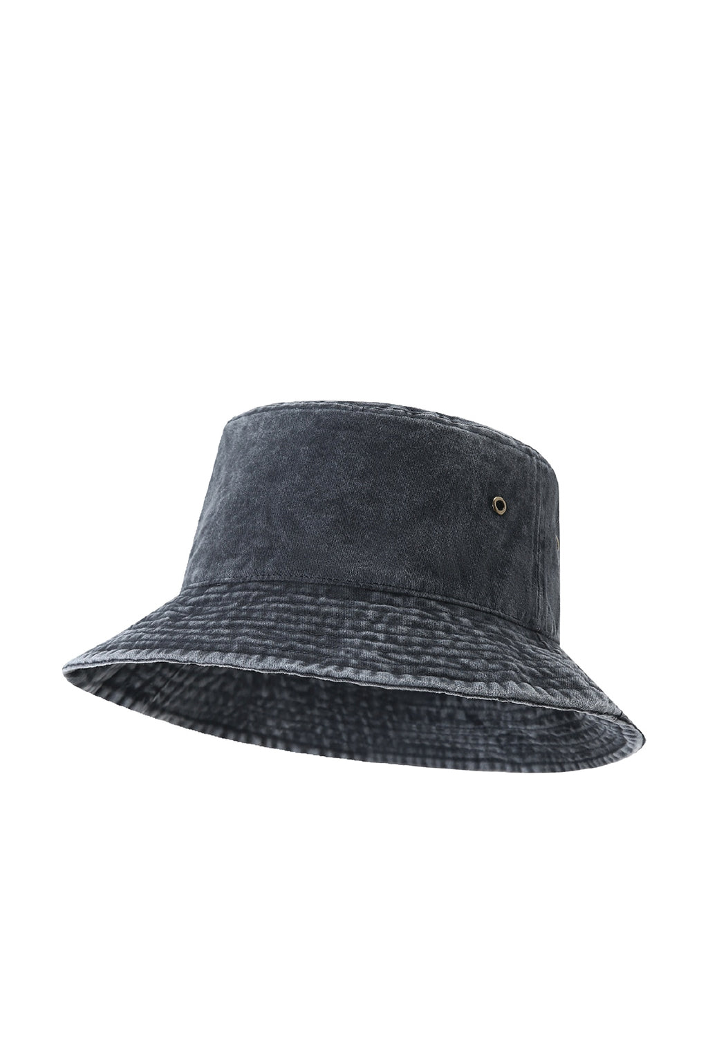 280gsm Cotton Drill Washed Bucket Hat in Navy Faded. Blank bucket hat ready for custom printing at GMD Print Direct.