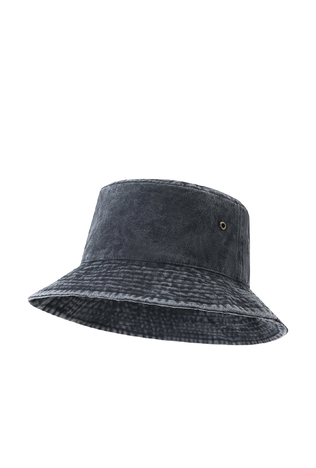 280gsm Cotton Drill Washed Bucket Hat in Navy Faded. Blank bucket hat ready for custom printing at GMD Print Direct.