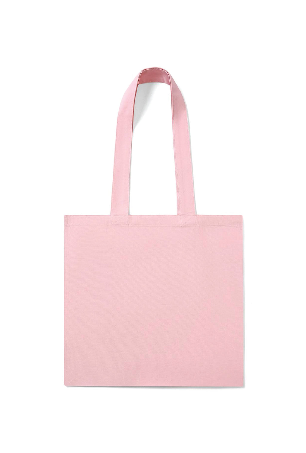 Organic Cotton Tote Bag with Inner Zipper Pocket in Pink. Blank tote bag ready for custom printing at GMD Print Direct.